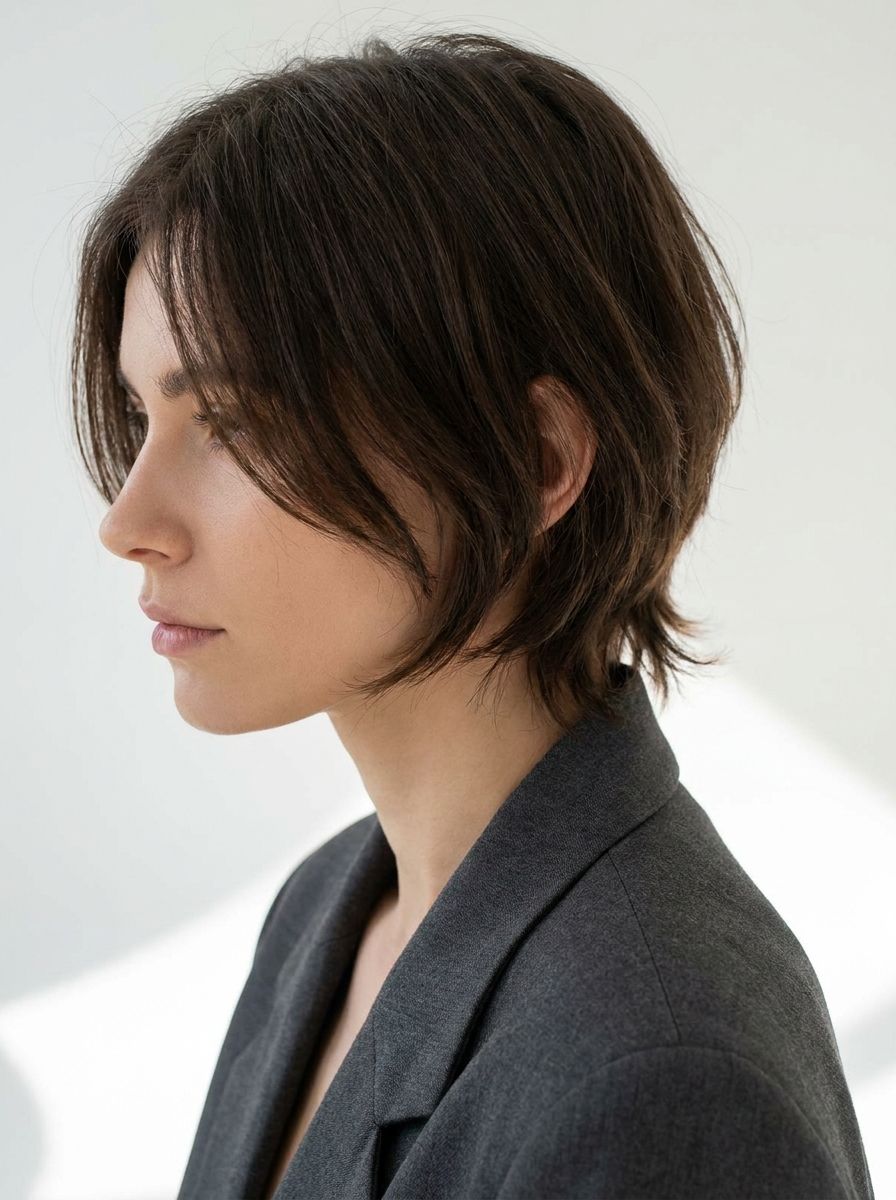 Soft Bixie auf Kinnhöhe - Kinnlange Frisuren für feines Haar
